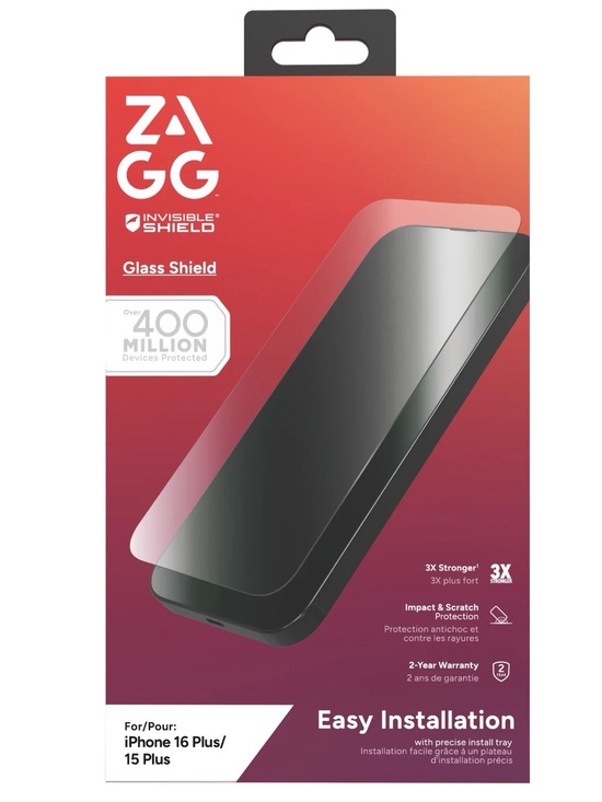 ZAGG Other - ZAGG - Glass Elite Screen Protector
Apple iPhone 16 Plus/15 Plus - Clear
New NIB